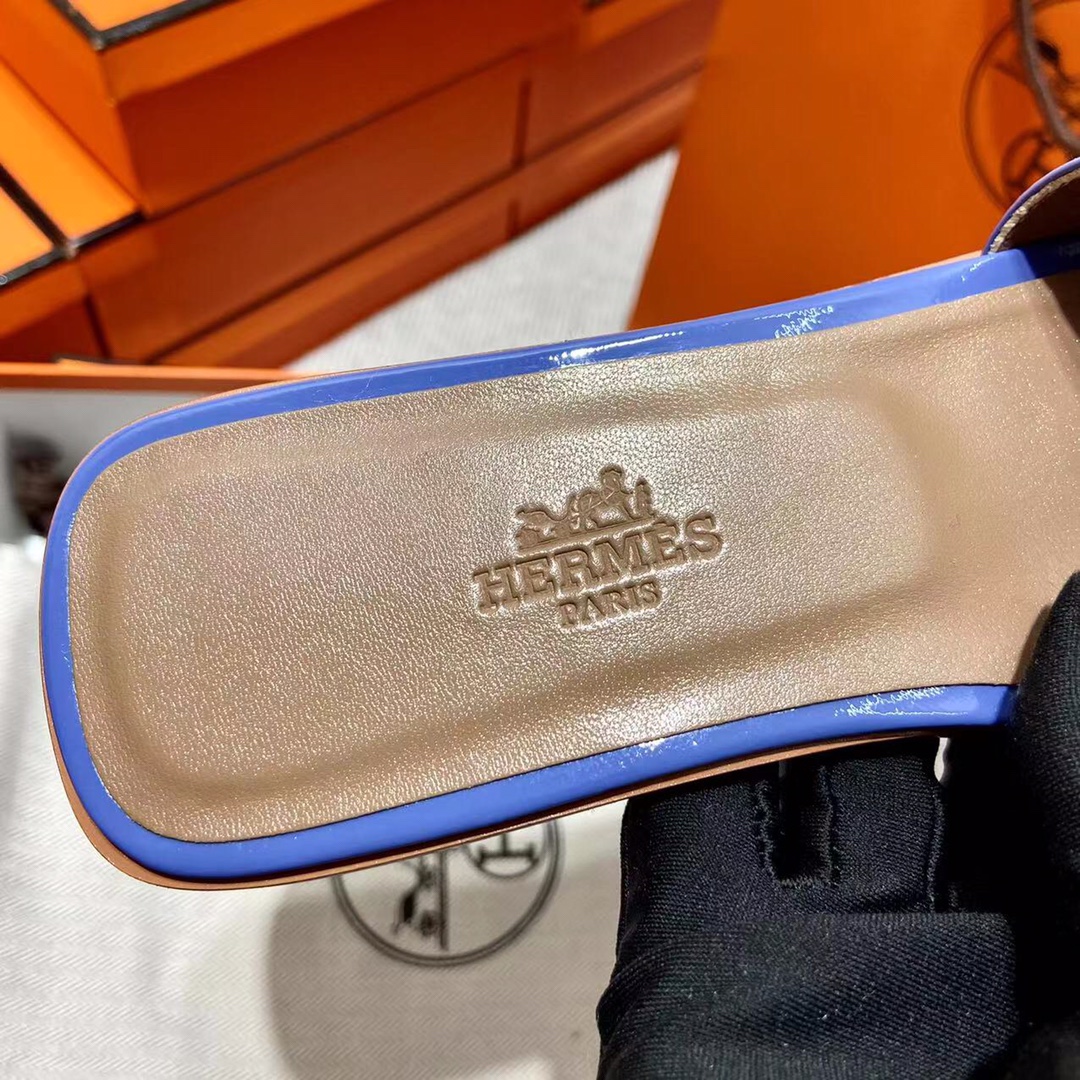 에르메스 올수공 오란 슬리퍼 샌들 페이던트 37